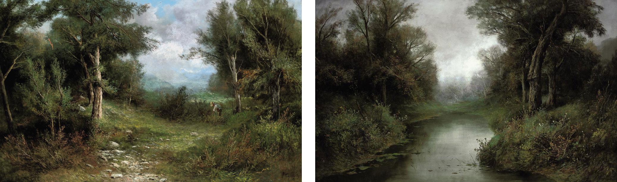 Francesco Capuano - Collecting fruits of the forest; and The woodland pool