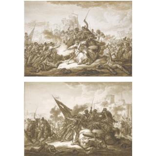 Francesco Casanova - A Pair Of Battle Scenes