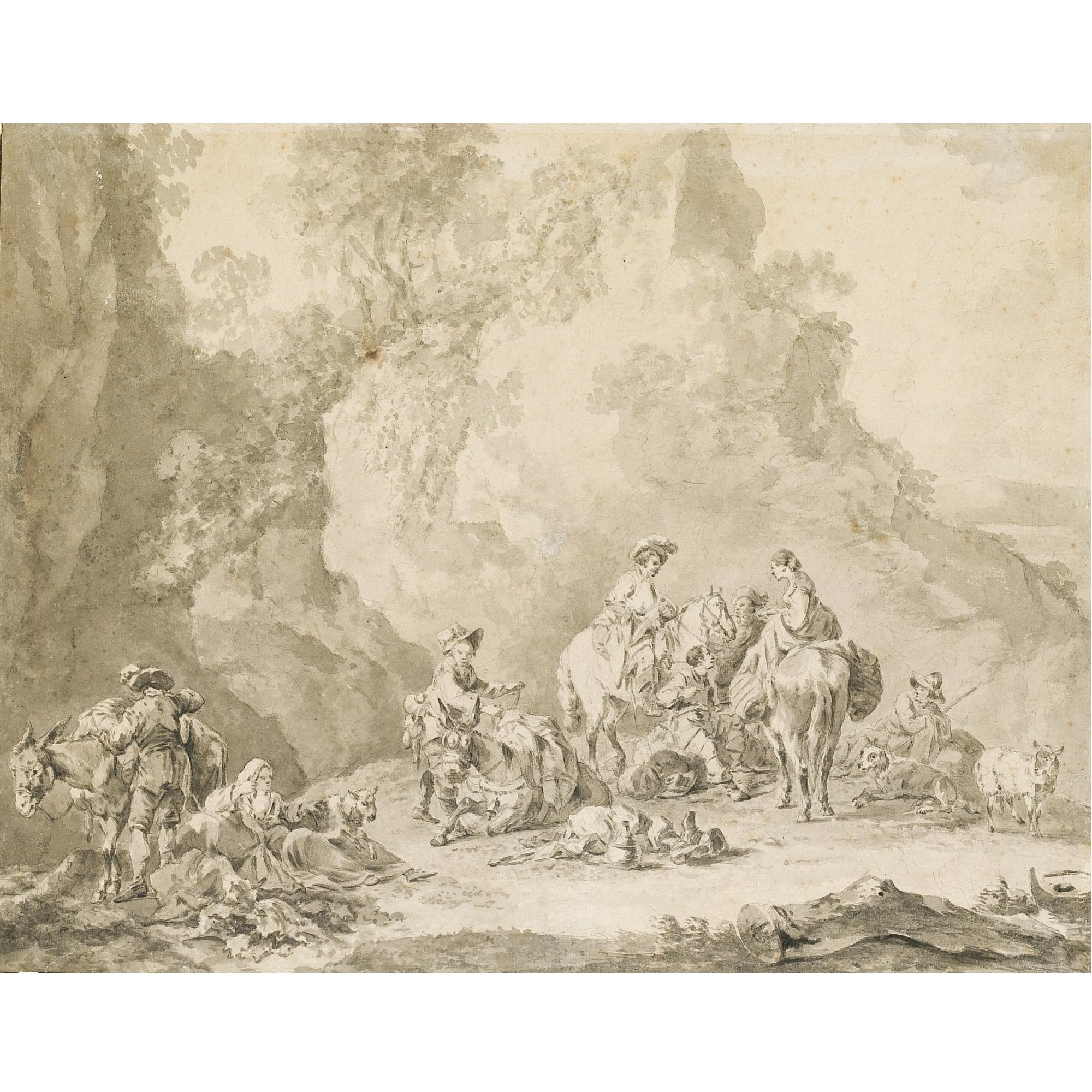 Francesco Casanova - Travellers Resting