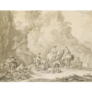 Francesco Casanova - Travellers Resting