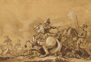 Francesco Casanova - Une Armée de Cavaliers Avançant