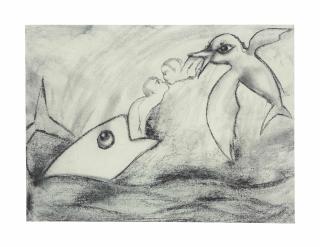 Francesco Clemente - The Kiss