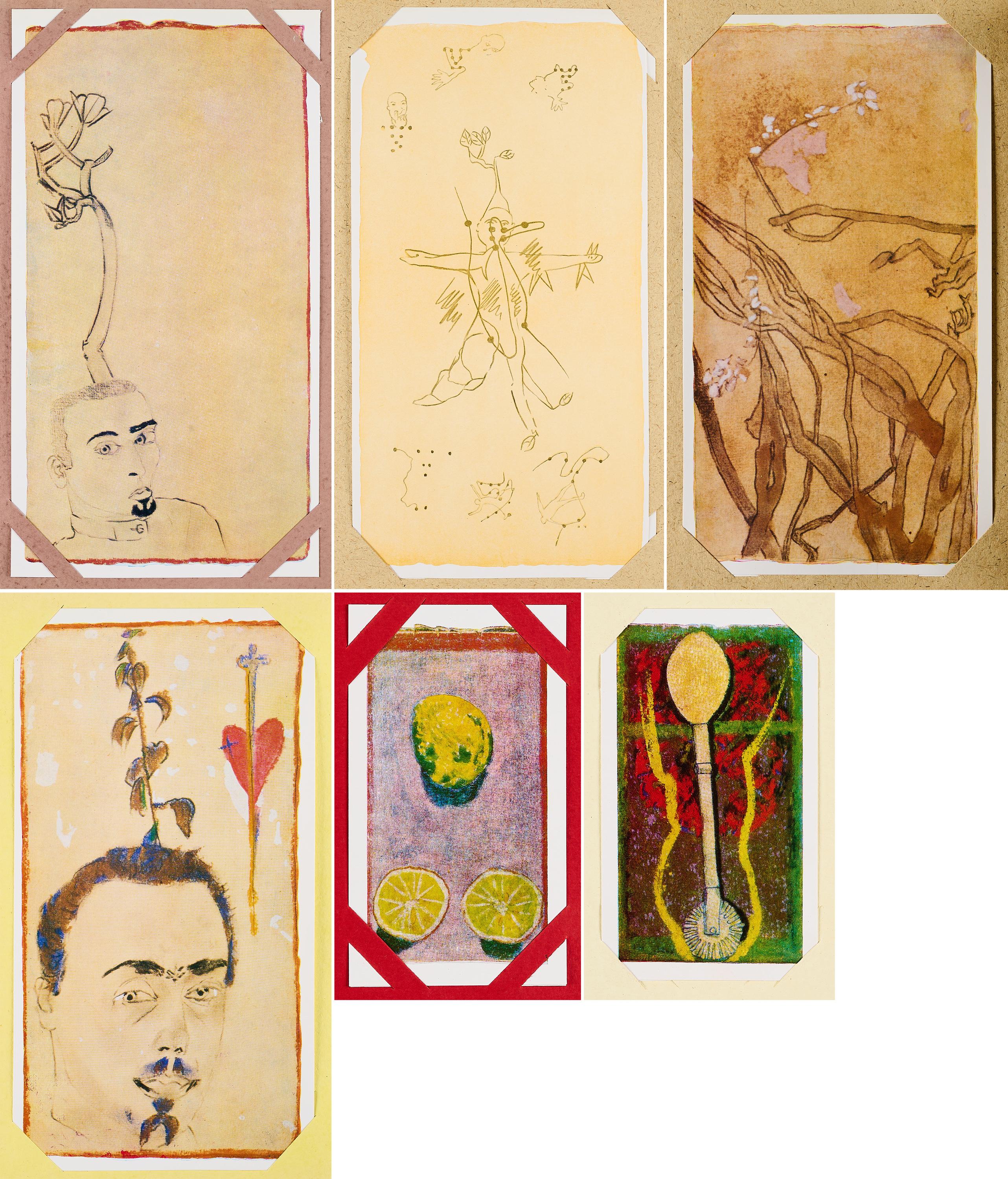 Francesco Clemente - The Pondicherry Pastels.