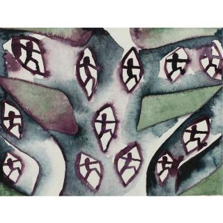 Francesco Clemente - Untitled (Evening Raga)