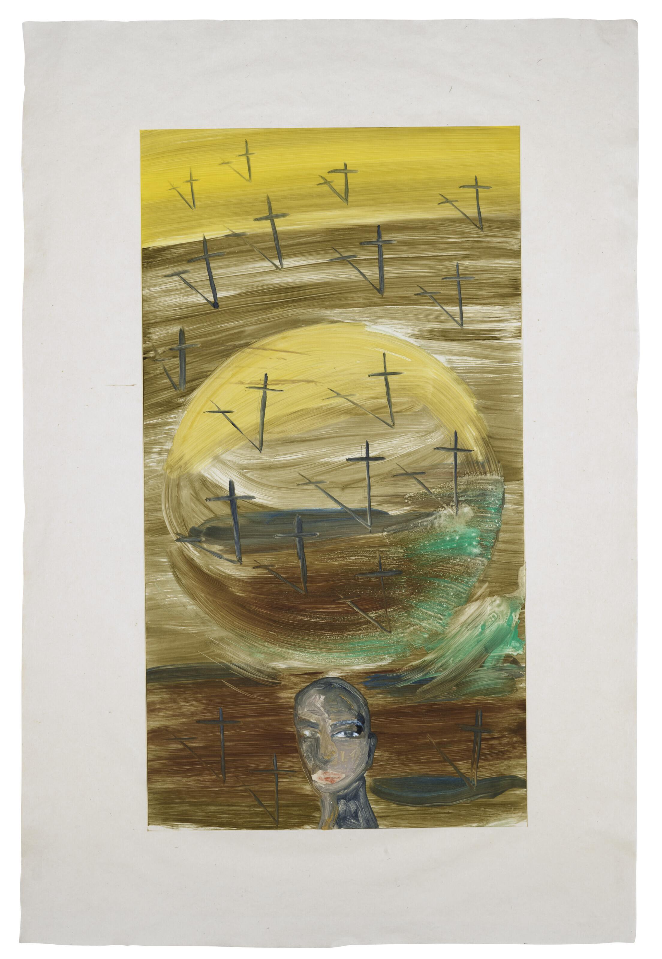 Francesco Clemente - Untitled (Monotype 42)