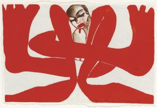 Francesco Clemente - Untitled (Self-portrait)