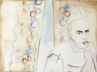 Francesco Clemente - Untitled (Self-Portrait)
