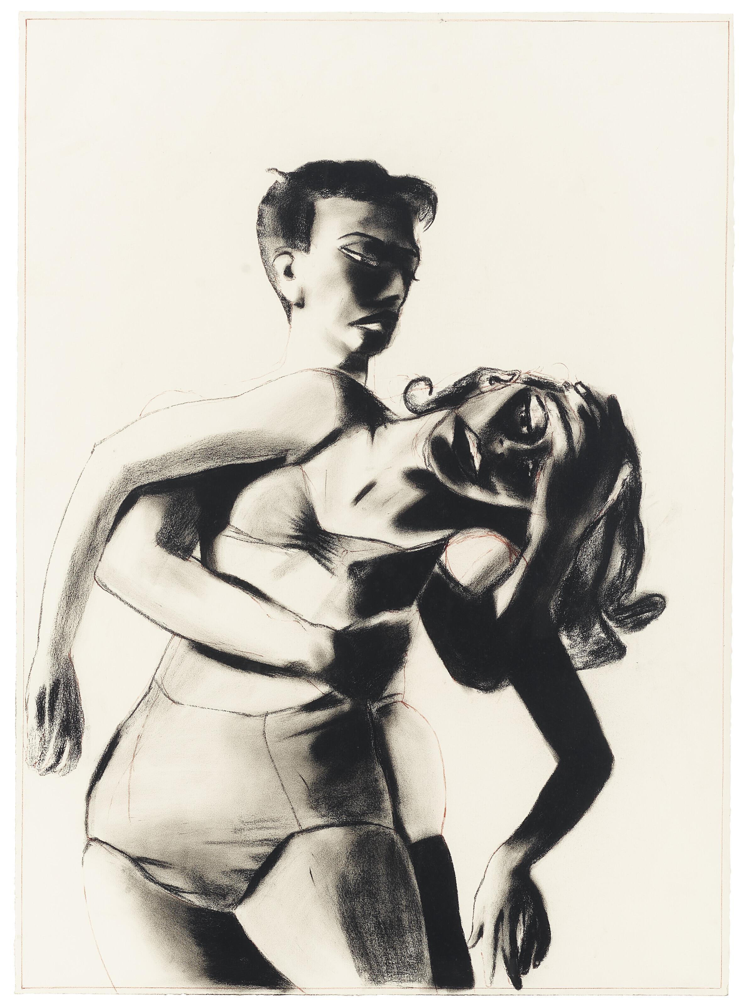 Francesco Clemente - Untitled (Study for New York City Ballet)