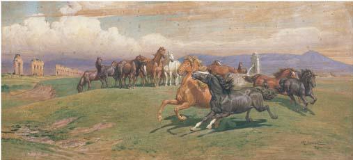 Francesco Coleman - Cavalli Nella Campagna Romana