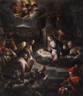 Francesco Da Ponte, Il Giovane - The Adoration Of The Shepherds
