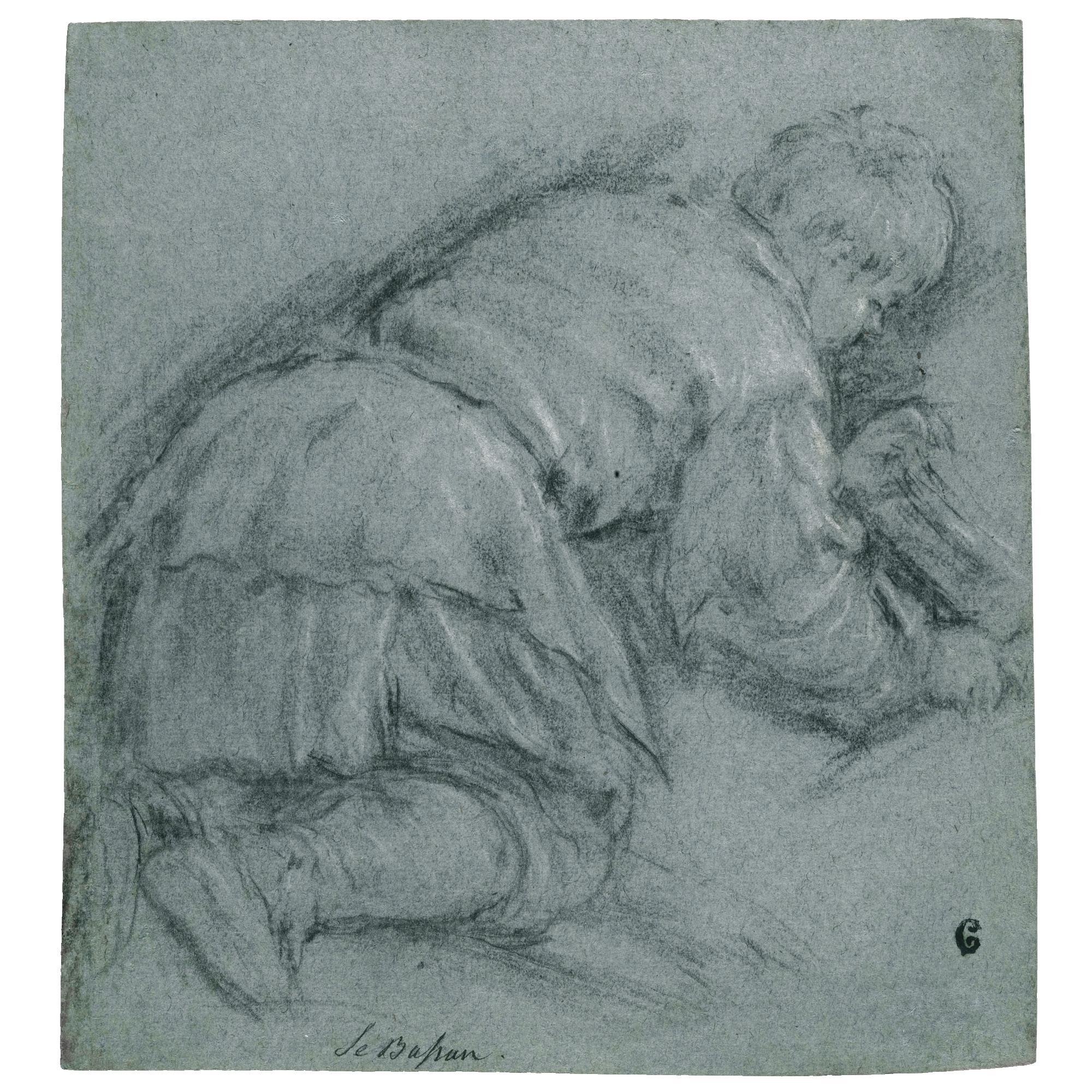 Francesco da Ponte - A Kneeling Boy