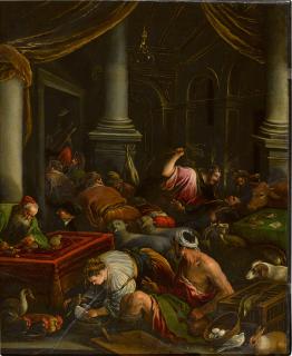 Francesco da Ponte - Christ driving the Moneylenders from the Temple