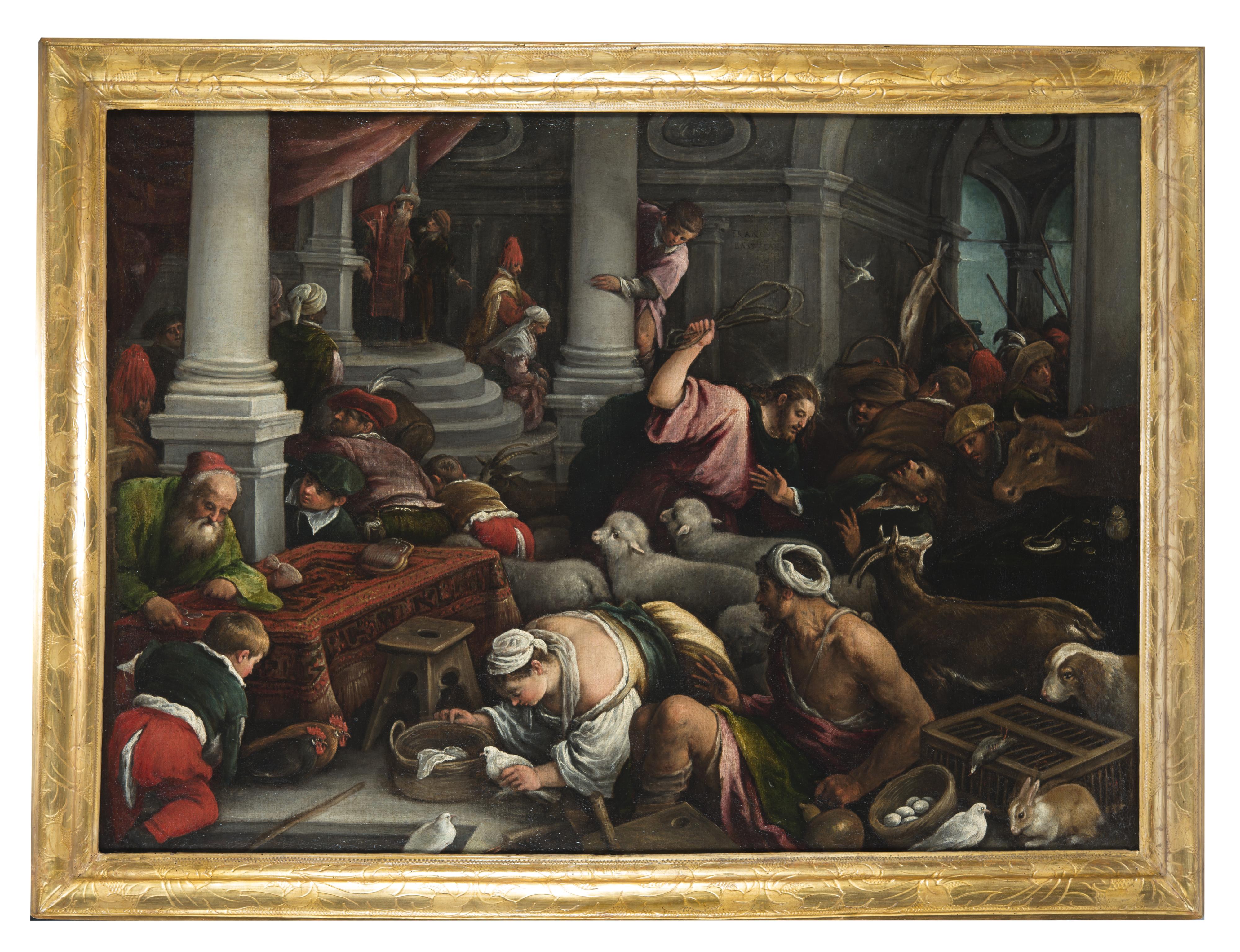 Francesco da Ponte - Cristo scaccia i mercanti dal tempio