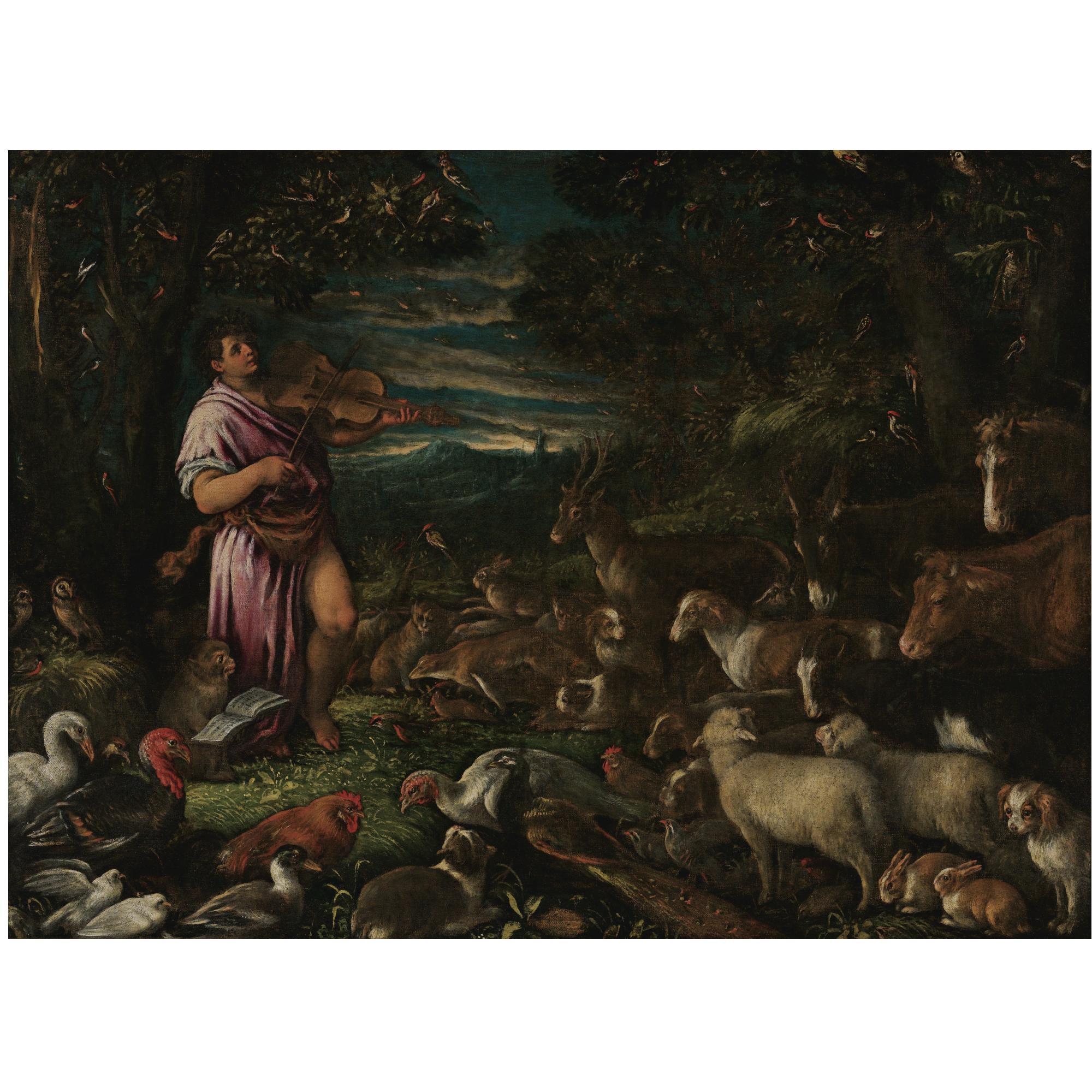 Francesco da Ponte - Orpheus Charming The Animals