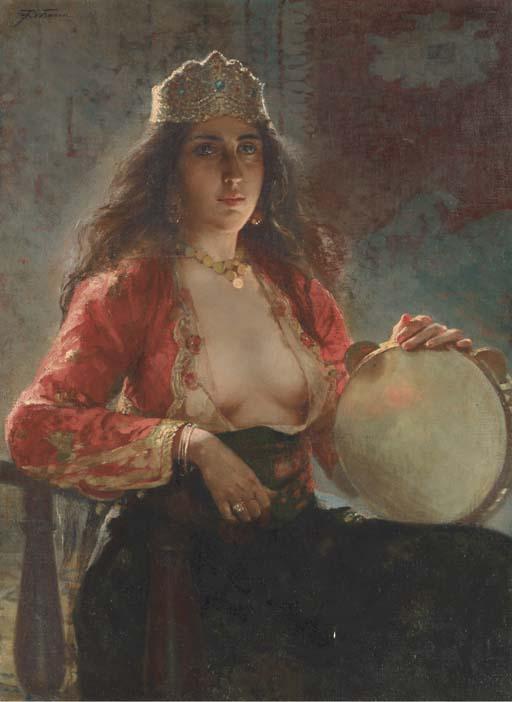 Francesco De Maria - The Tambourine Player