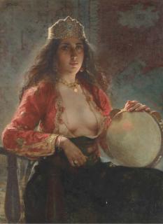 Francesco De Maria - The Tambourine Player