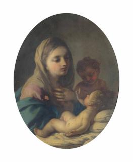 Francesco De Mura - The Madonna and Child with the infant Saint John