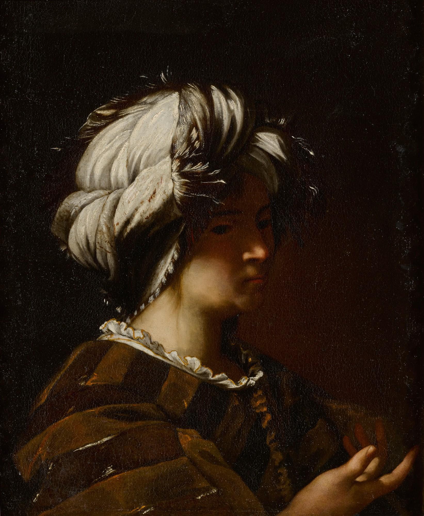 Francesco del Cairo - A sybil in a white turban