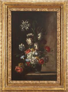 Francesco della Questa - Vases with flowers