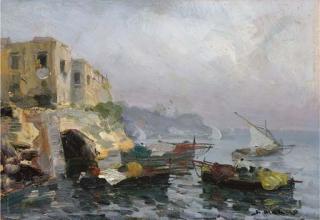 Francesco di Marino - Barche sotto costa