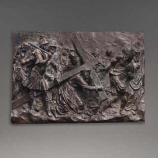 Francesco Fanelli - Relief with Christ Carrying the Cross