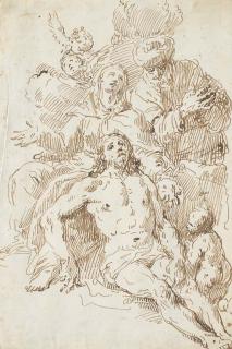 Francesco Fontebasso - La Lamentation avec Joseph d\'Arimathaea