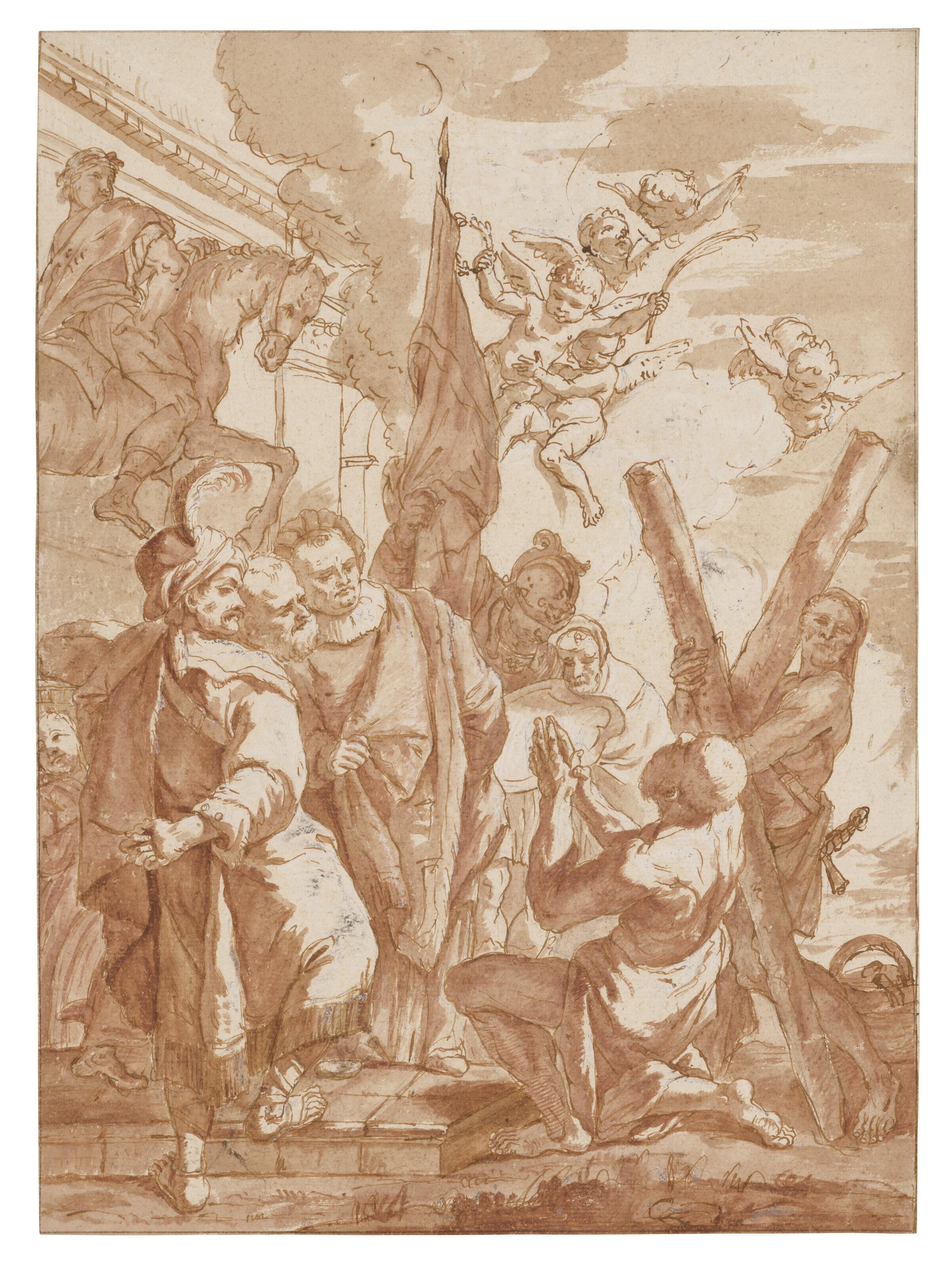 Francesco Fontebasso - The Martyrdrom of Saint Andrew