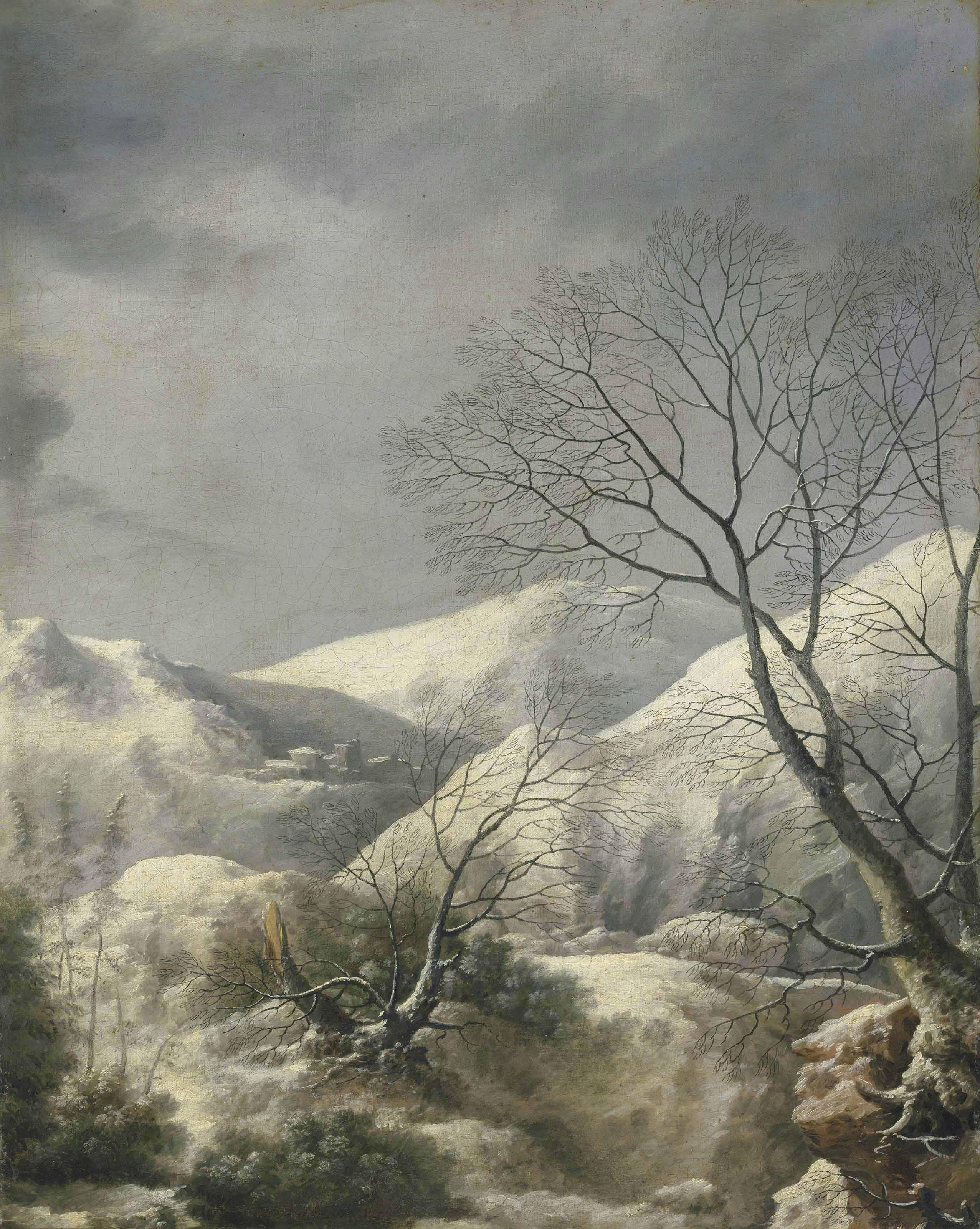 Francesco Foschi - An Extensive Winter Mountainscape