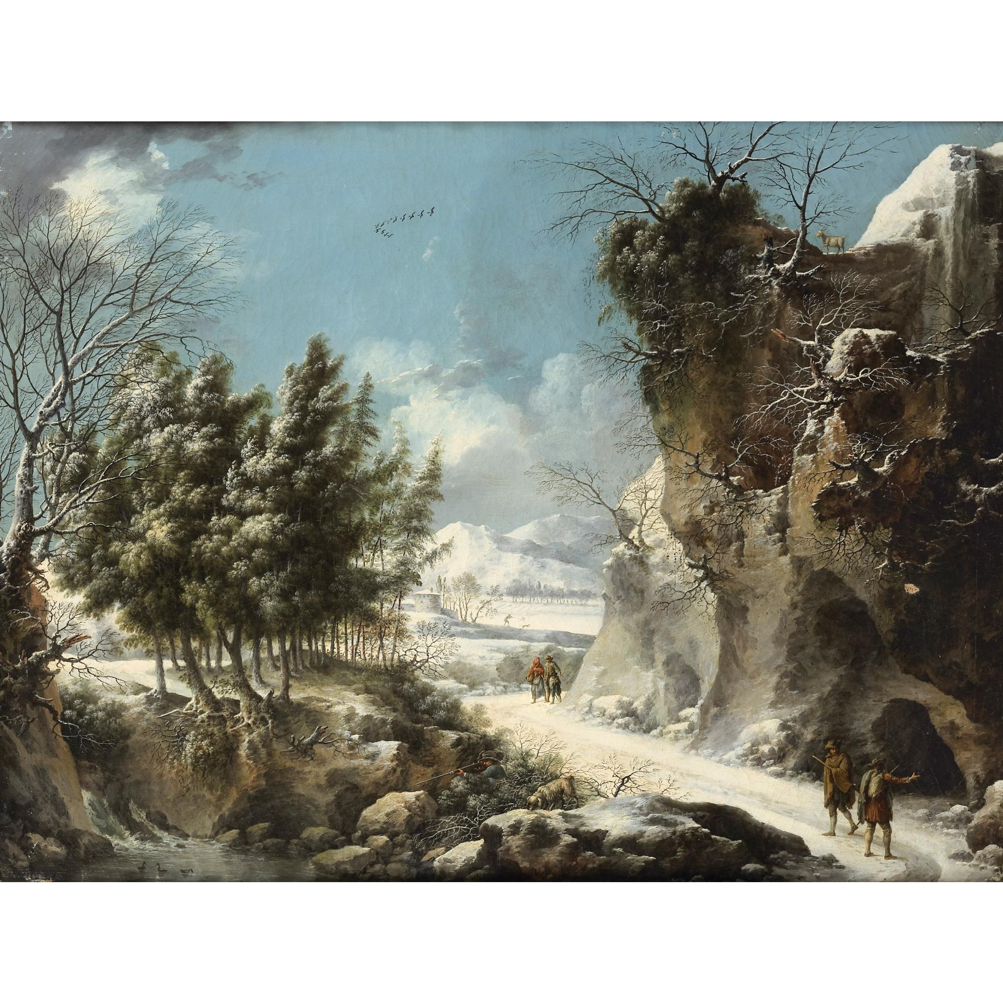 Francesco Foschi - Paysage D\'Hiver