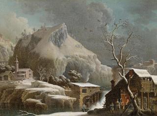 Francesco Foschi - Winterlandschaft.