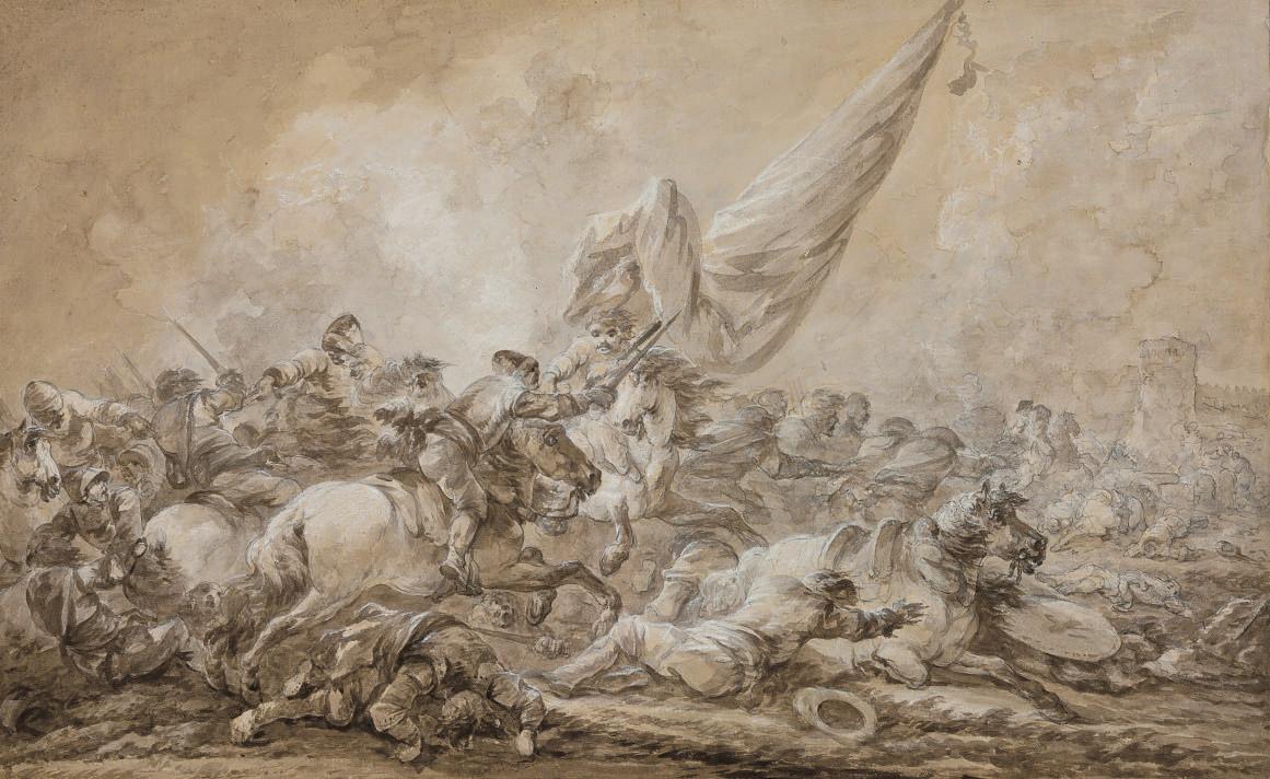 Francesco Giuseppe Casanova - A battle scene