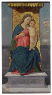 Francesco Granacci - The Madonna And Child Enthroned
