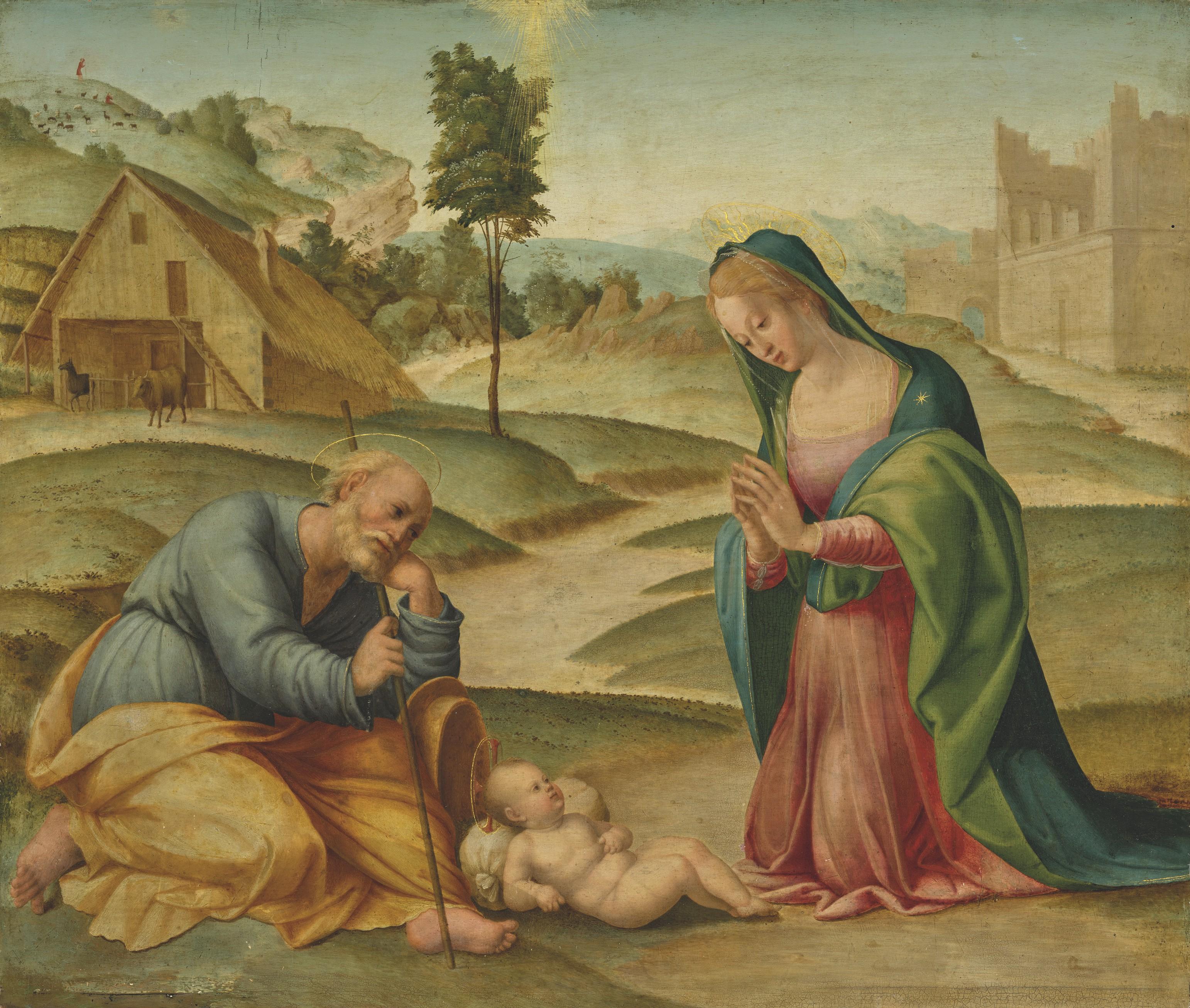 Francesco Granacci - The Nativity
