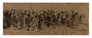 Francesco Guardi - A group of figures