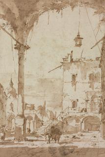 Francesco Guardi - A Venetian capriccio