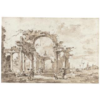 Francesco Guardi - An Architectural Capriccio