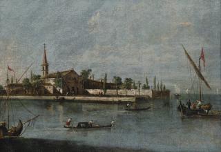 Francesco Guardi - L’Île De Saint François Du Désert Dans La Lagune Vénitienne