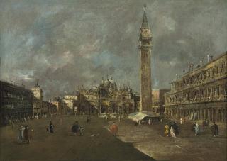 Francesco Guardi - The Piazza San Marco, Venice