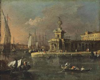 Francesco Guardi - The Punta della Dogana, Venice