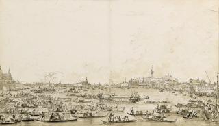 Francesco Guardi - The Return of the Bucintoro from S. Nicolò di Lido