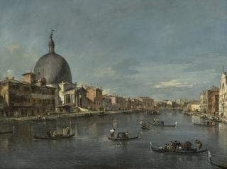 Francesco Guardi - Venice, A View Of The Grand Canal With San Simeone Piccolo