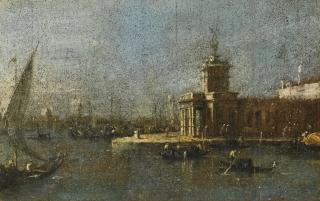Francesco Guardi - Venice, A View Of The Punta Della Dogana