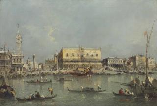 Francesco Guardi - Venice, the Bacino di San Marco, with the Piazzetta and the Doge’s Palace