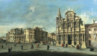 Francesco Guardi - View of Santa Maria Zobenigo, Venice