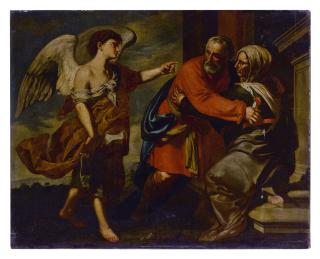 Francesco Guarino - The Meeting of Zechariah and Elizabeth