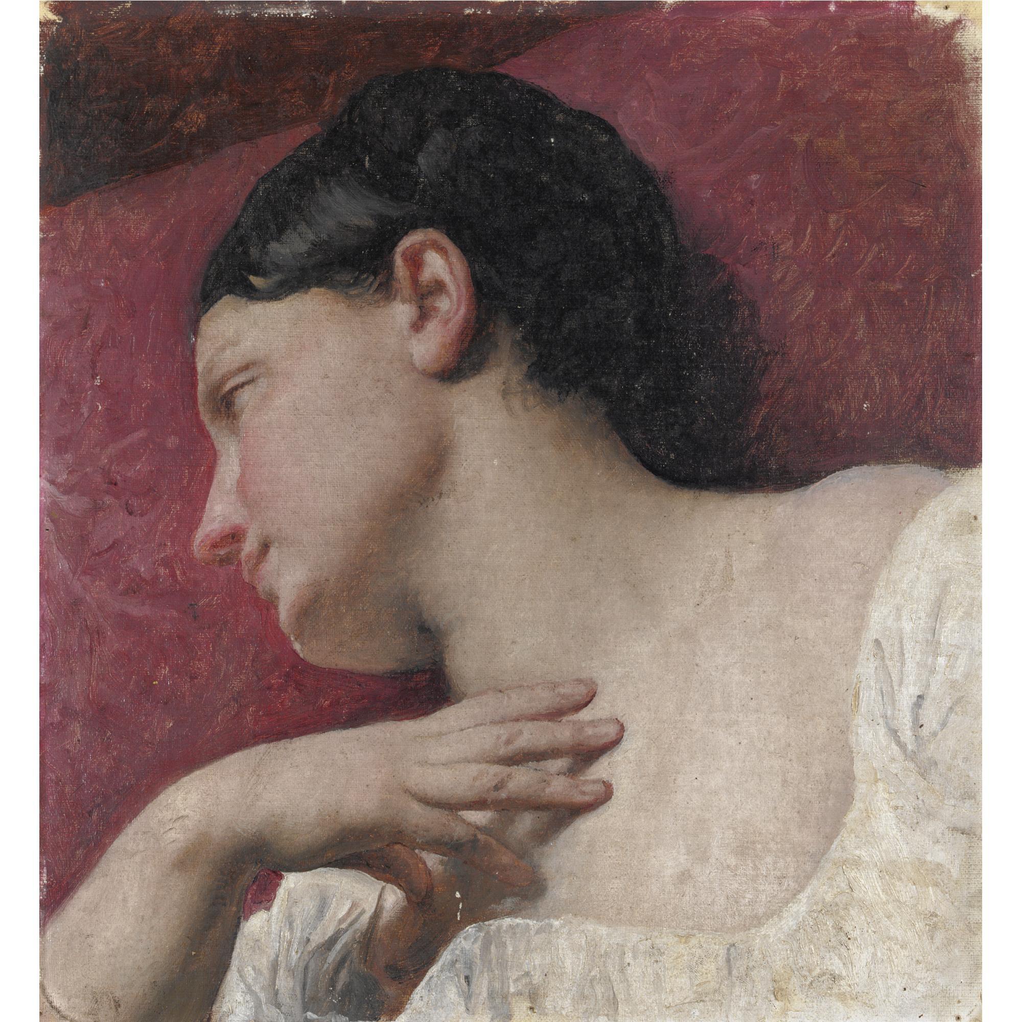 Francesco Hayez - Testa Di Donna (Studio Dal Vero)