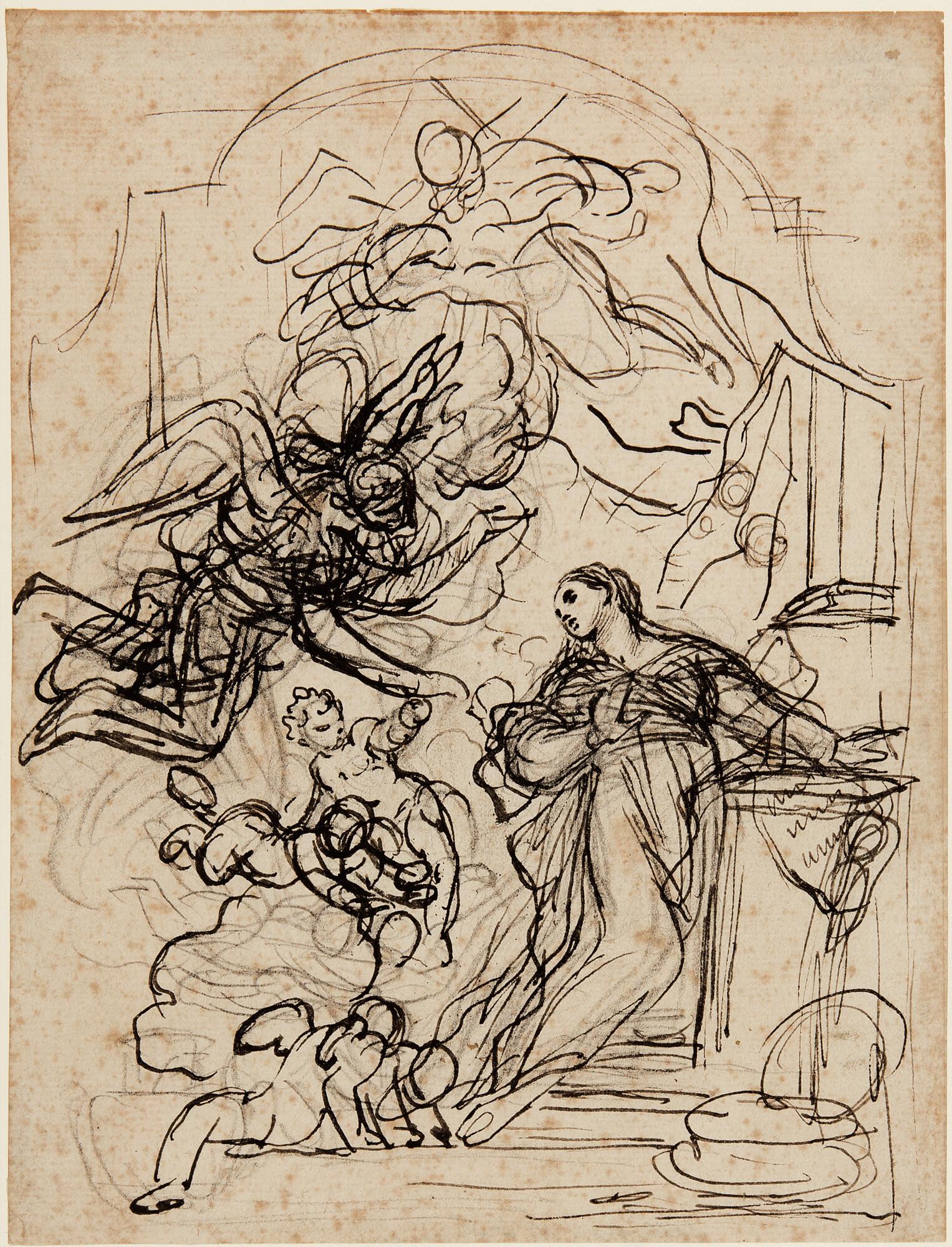 Francesco Lamarra - Entwurf für ein Altarblatt.