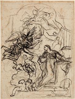 Francesco Lamarra - Entwurf für ein Altarblatt.