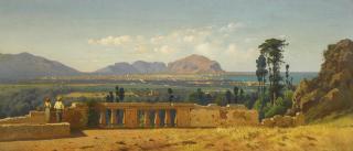 Francesco Lojacono - Italian palermo And Mount Pellegrino