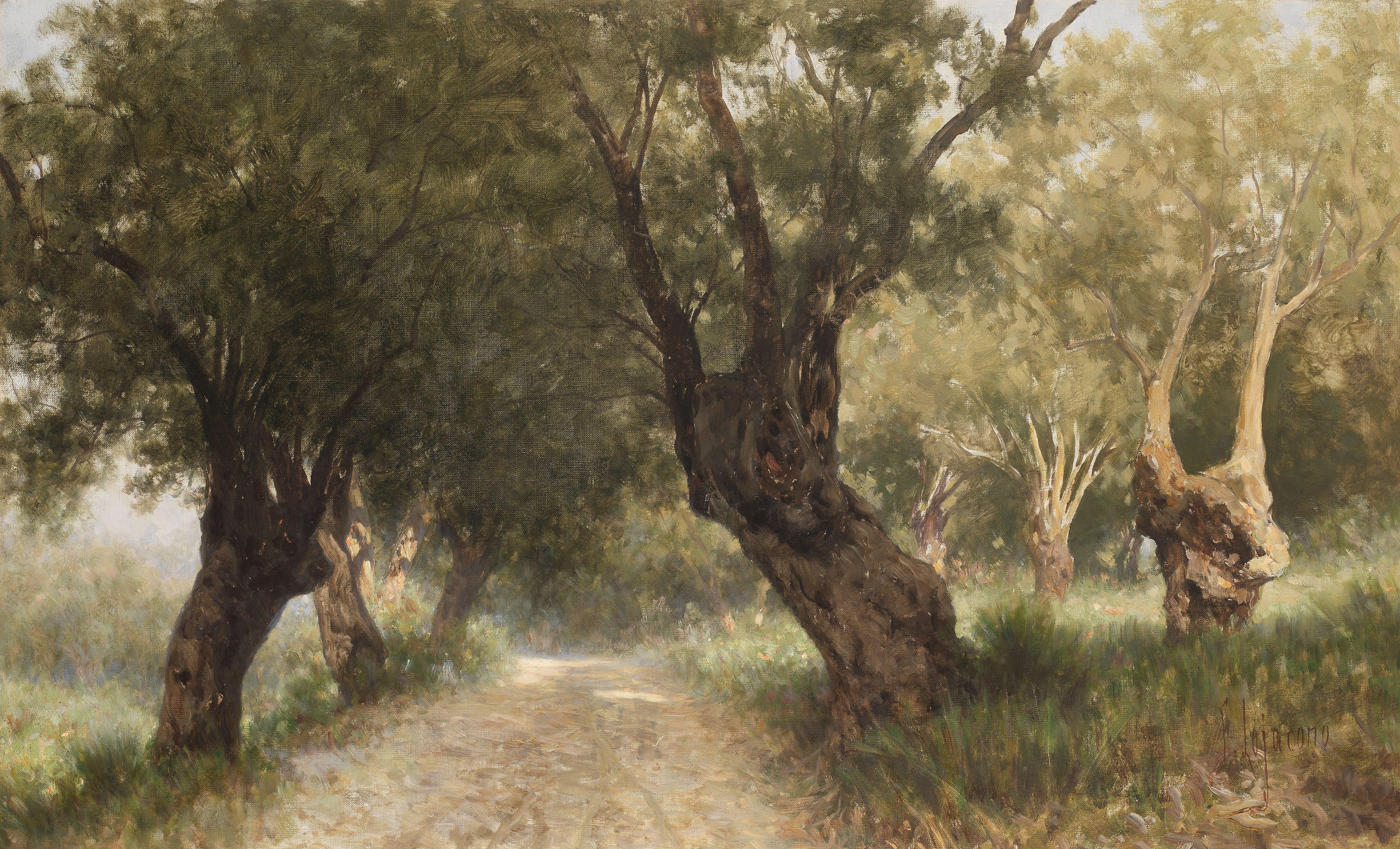 Francesco Lojacono - Sunlit grove